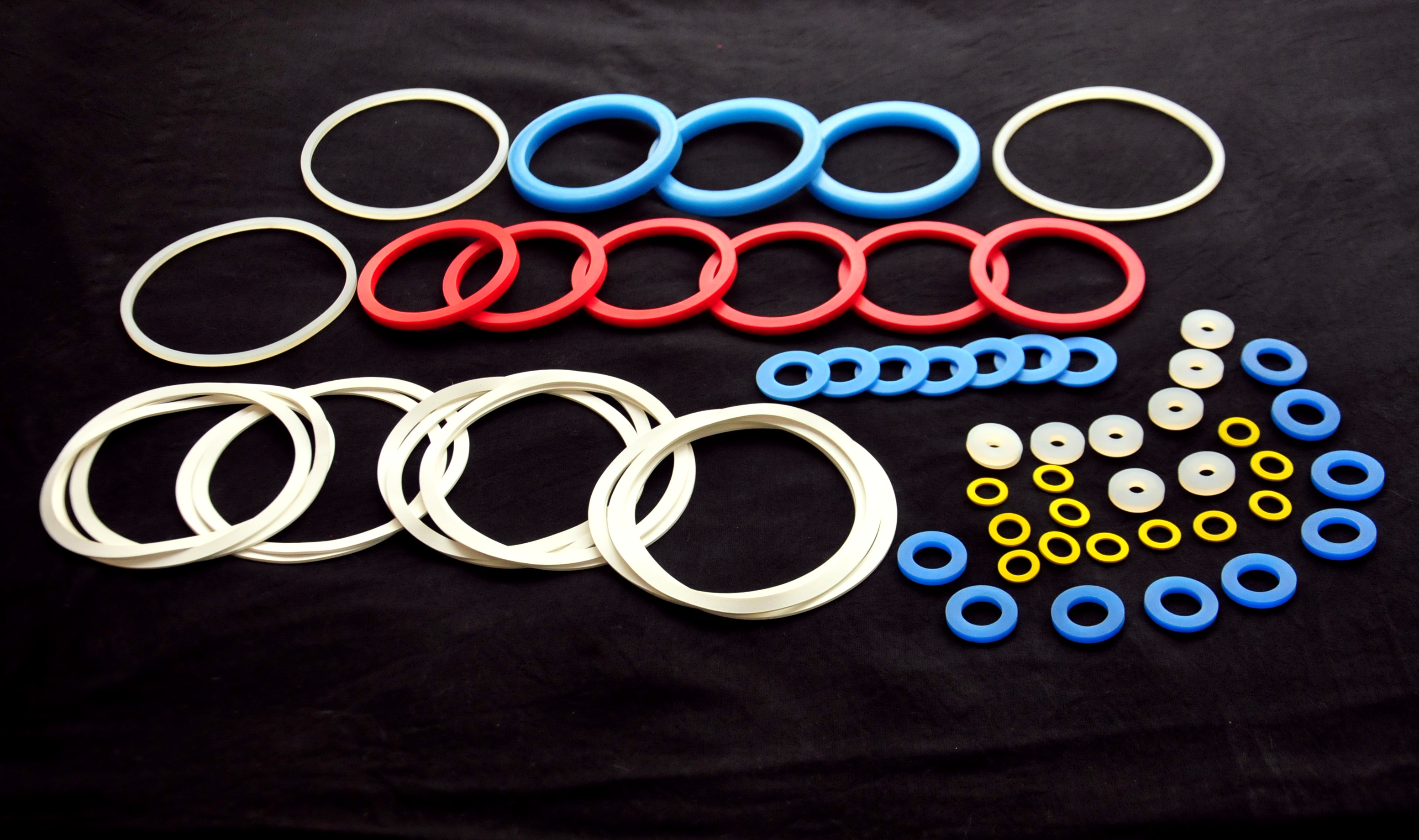 Clear Silicone Rubber Washer